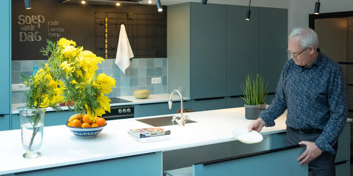 Blauwe keuken | Jan van Sundert